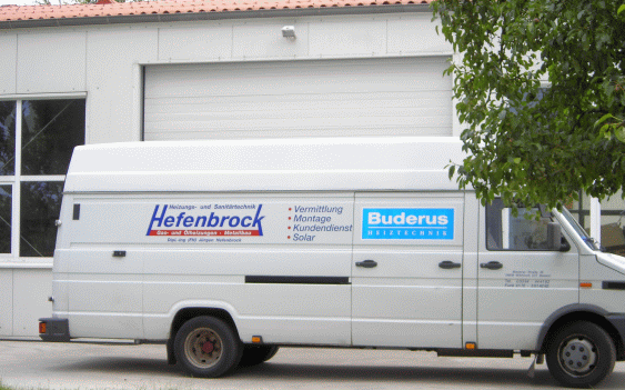 Servicefahrzeug von Hefenbrock Heizungs- & Sanitrtechnik